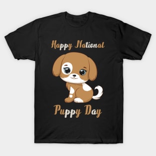 Happy National Puppy Day, Puppy Day 2023 T-Shirt